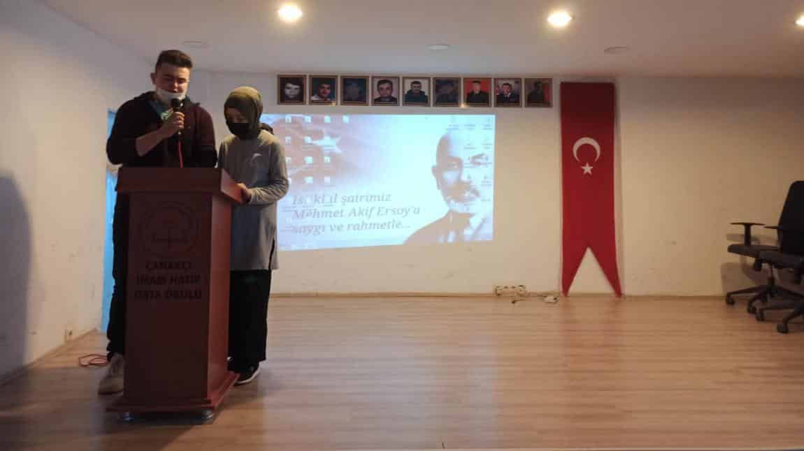 İstiklal Şairi Mehmet Akif Ersoy'u vefatının 85. yılında andık