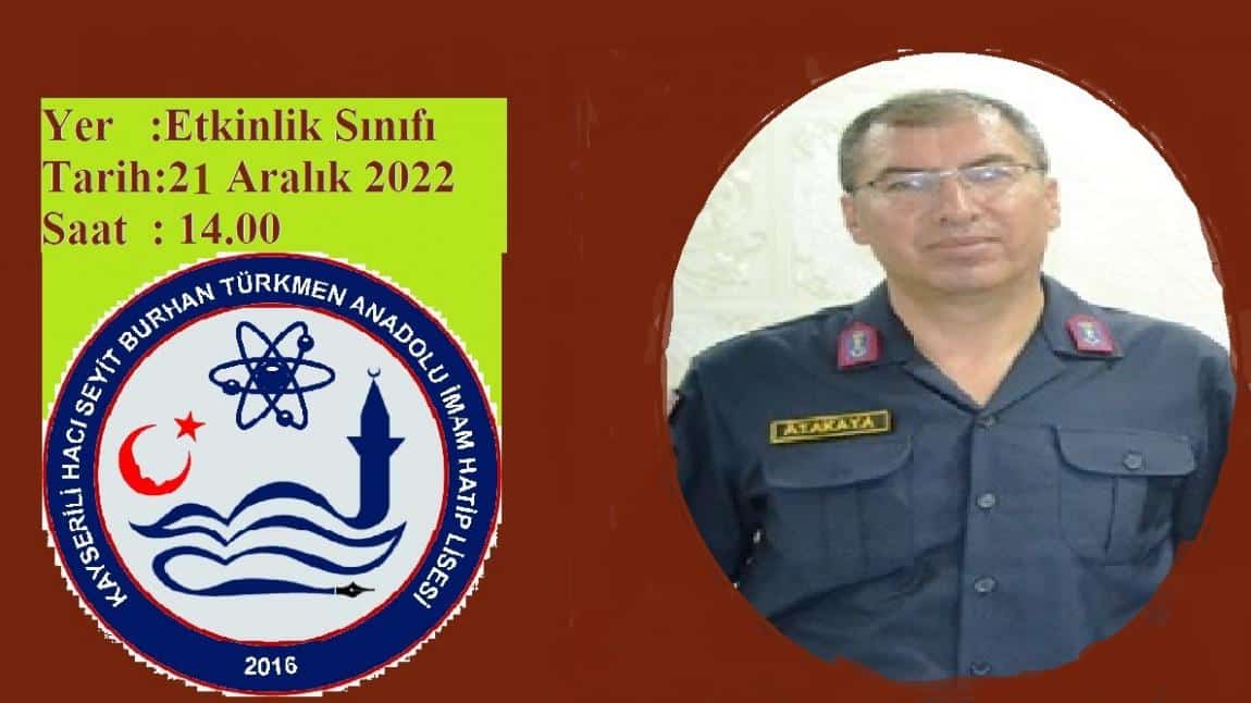 Kariyer Günleri Konuğumuz Jandarma Komutanı Kıdemli Astsubay Baş Çavuş Ramazan ATAKAYA ve Jandarma Personelleri